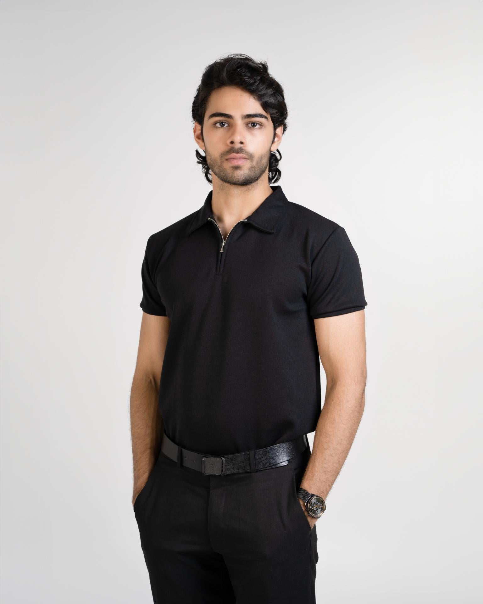 THE CLASSIC BLACK POLO