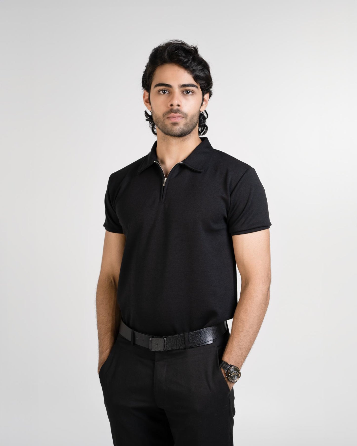 THE CLASSIC BLACK POLO