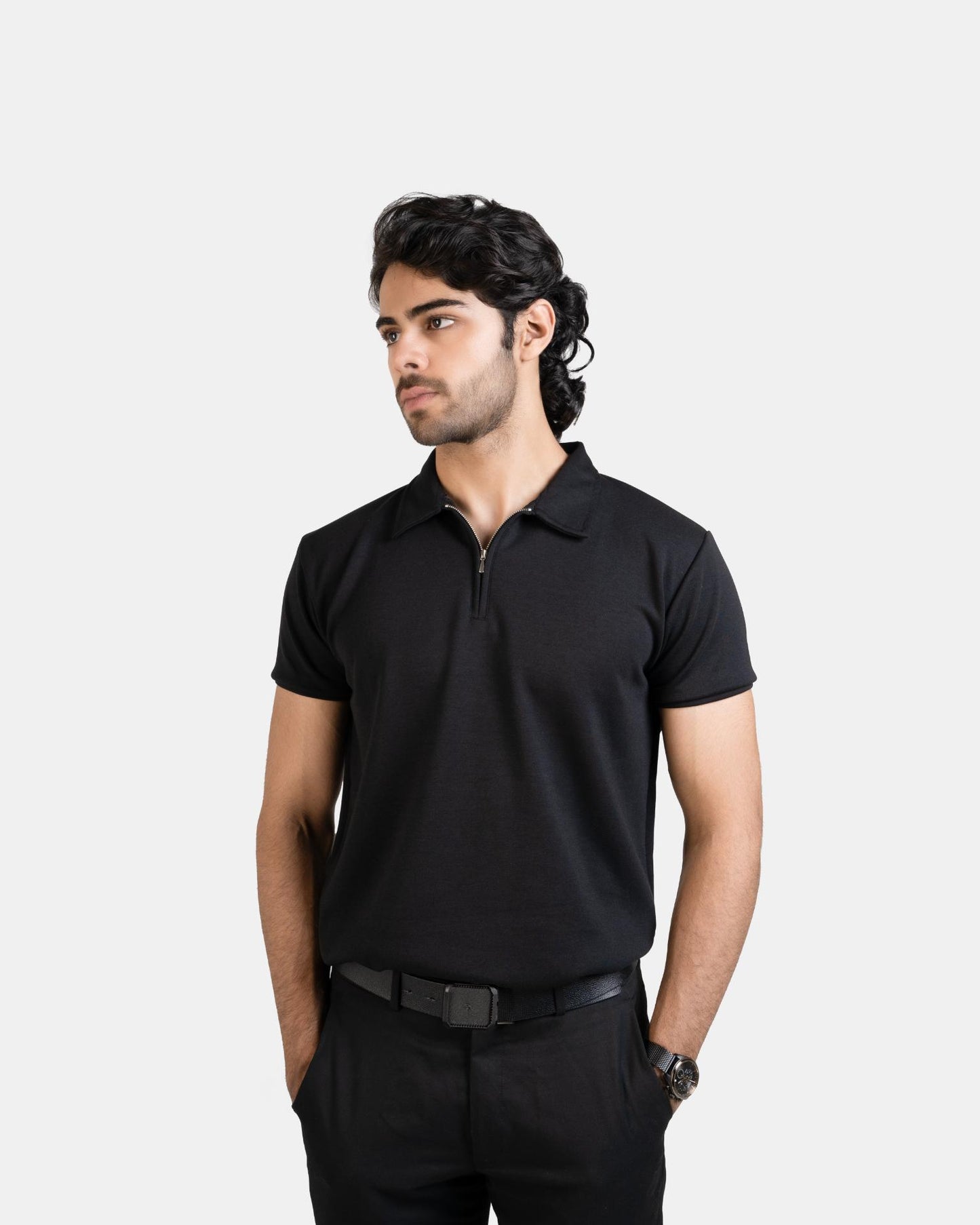 THE CLASSIC BLACK POLO